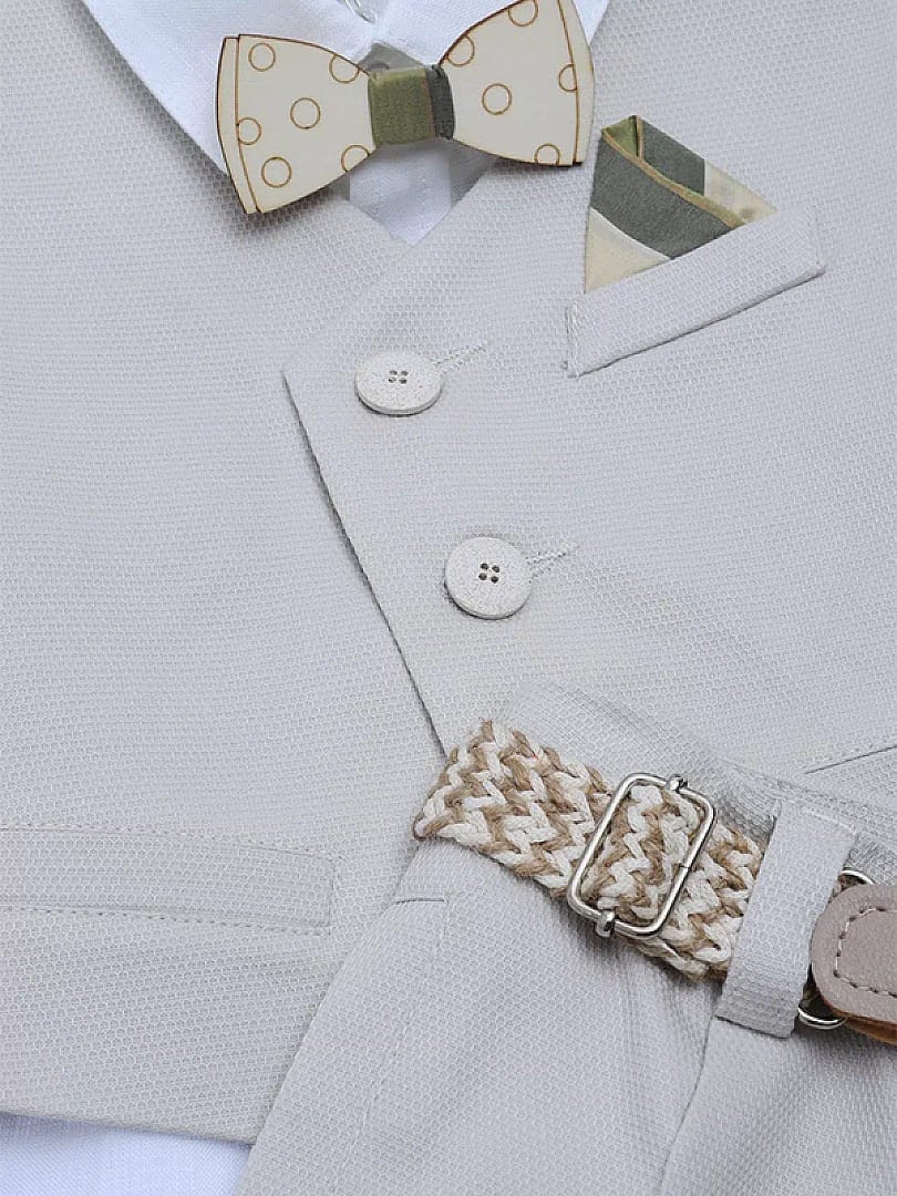 Αγόρι 3.1 Κουστούμι Βάπτισης αγόρι Alexander - BEIGE