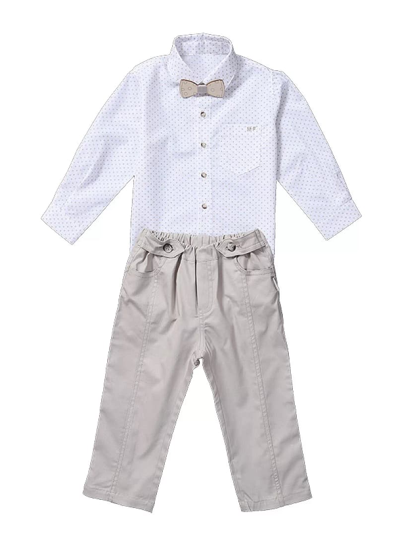 Αγόρι 5 Σετ Nicolas 6-18 μηνών - BEIGE